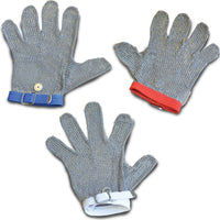 Omcan - XXS Mesh Gloves with Yellow Strap, Pack of 2 - 13562