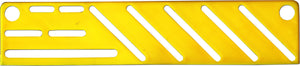 Omcan - Yellow Plastic Insert For Small Stainless Steel Knife Rack, 10/cs - 12938