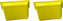 Omcan - Yellow Plastic Knife Rack, Pack of 2 - 11544