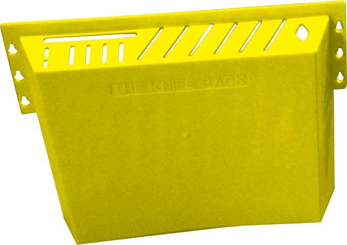 Omcan - Yellow Plastic Knife Rack, Pack of 5 - 11544