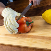 Omcan - Yellow Small Cut-Resistant Ansi Level A8 Protection Glove, Pack of 15 Pairs - 47255