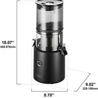 Omega - 2 L Capacity Black Effortless™ Batch Juicer - JC2022BK11