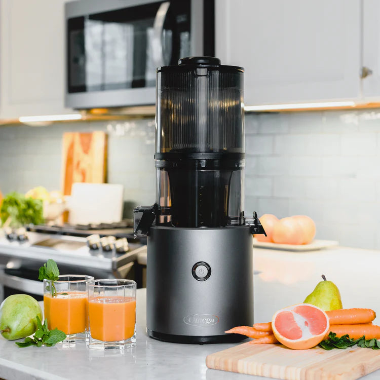 Omega - 2 L Capacity Grey Effortless Batch Juicer - JC2022GY11