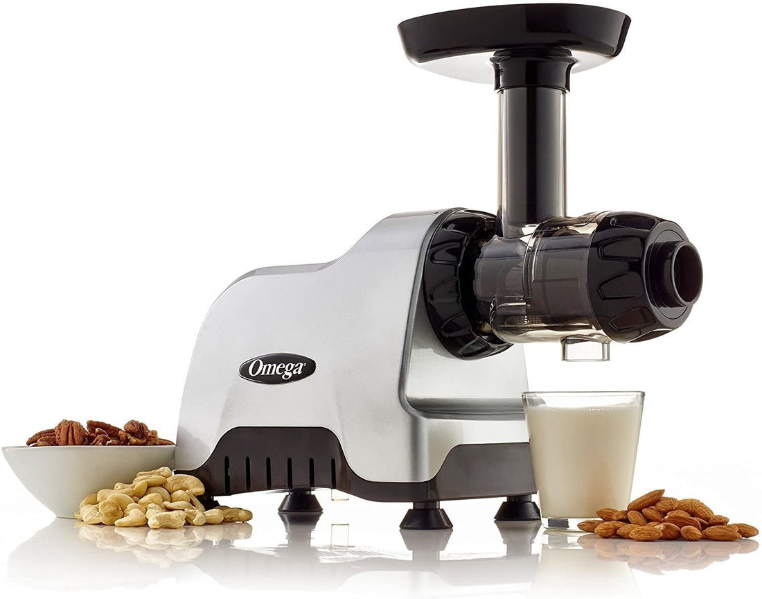 Omega - 200 Watts Compact Horizontal Nutrition System Cold Press Masticating Juicer, 7th Generation - CNC80S