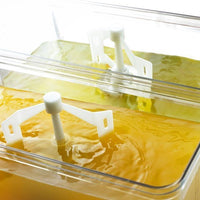 Omega - Black/Stainless Steel Fresh Drink Dispenser with Triple Chamber and 3-Gallon Bowl - OSD30