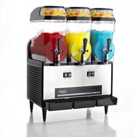 Omega - Black/Stainless Steel Frozen Granita Machine with Chamber and 3-Gallon Bowl - OFS30