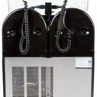 Omega - Commercial Black 1/3 HP Frozen Granita Machine with Double 3-Gallon Bowls - OFS20