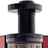 Omega - Red Vertical Square Low-Speed Masticating Juicer with Square Front - VSJ843QR