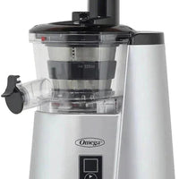 Omega - Silver 365 Vertical Cold Press Masticating Juicer - JC3000SV13