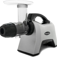 Omega - Silver Premium Horizontal Juicer & Nutrition System, Slow Masticating, 7th Generation - NC1000HDS