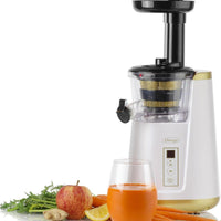 Omega - White 365 Vertical Cold Press Masticating Juicer - JC3000WH13
