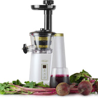 Omega - White 365 Vertical Cold Press Masticating Juicer - JC3000WH13