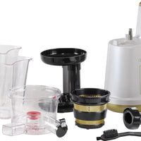 Omega - White 365 Vertical Cold Press Masticating Juicer - JC3000WH13