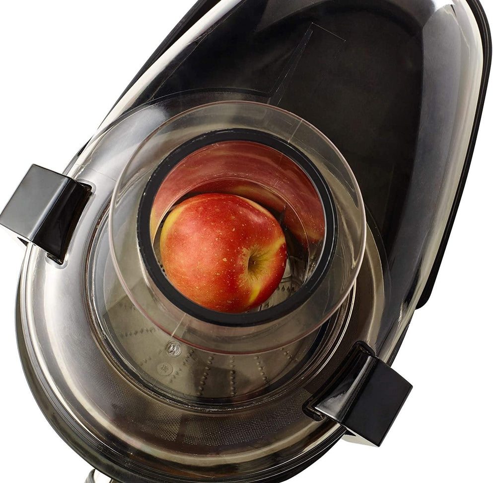 Omega - Wide Mouth Heavy-Duty Commercial Chrome Black Centrifugal Juicer - MMC500C