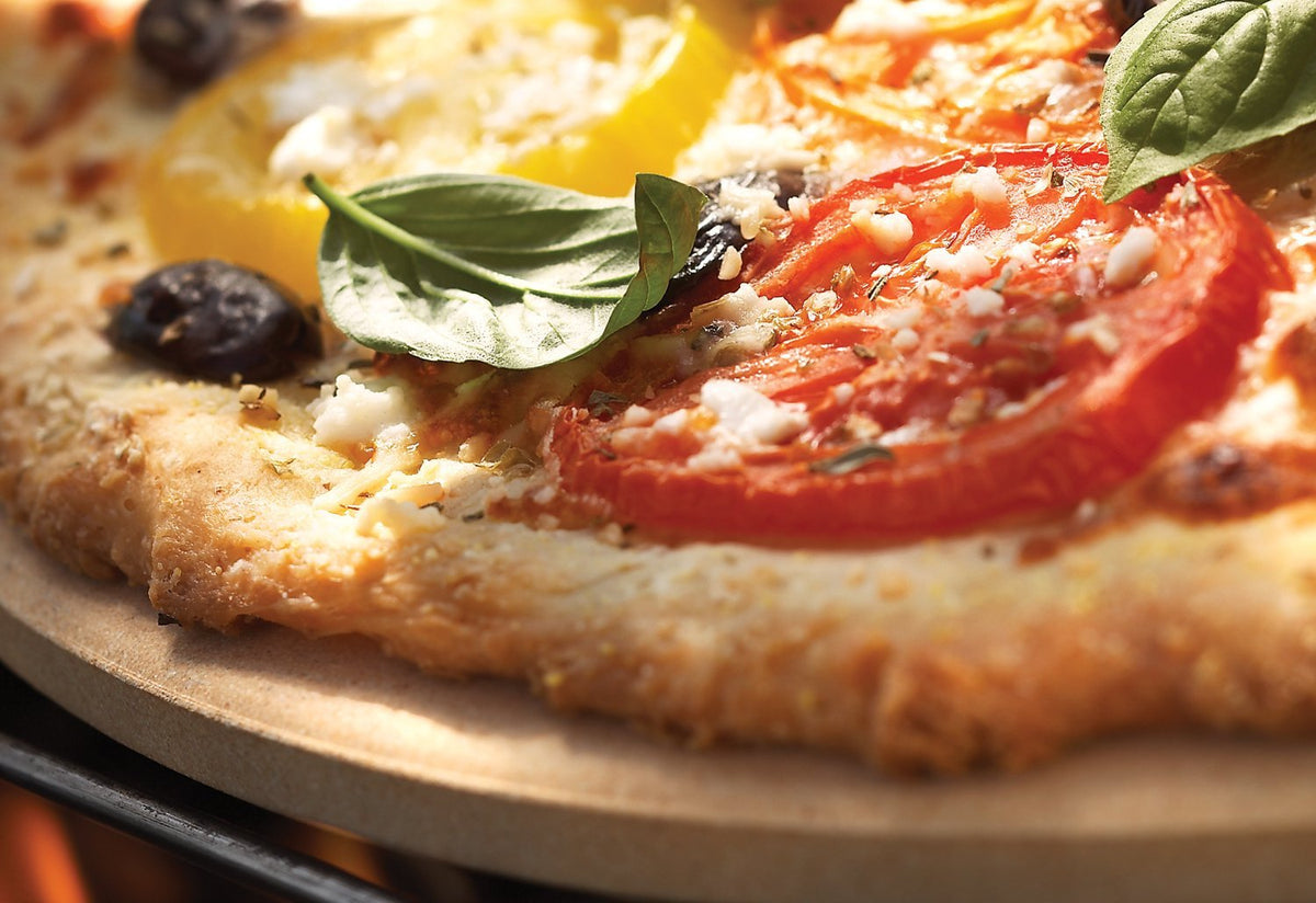 Outset - 13" High-Temp Pizza Grill Stone - QZ44