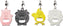 Outset - 4 PC Barnyard Tablecloth Weights - 76220