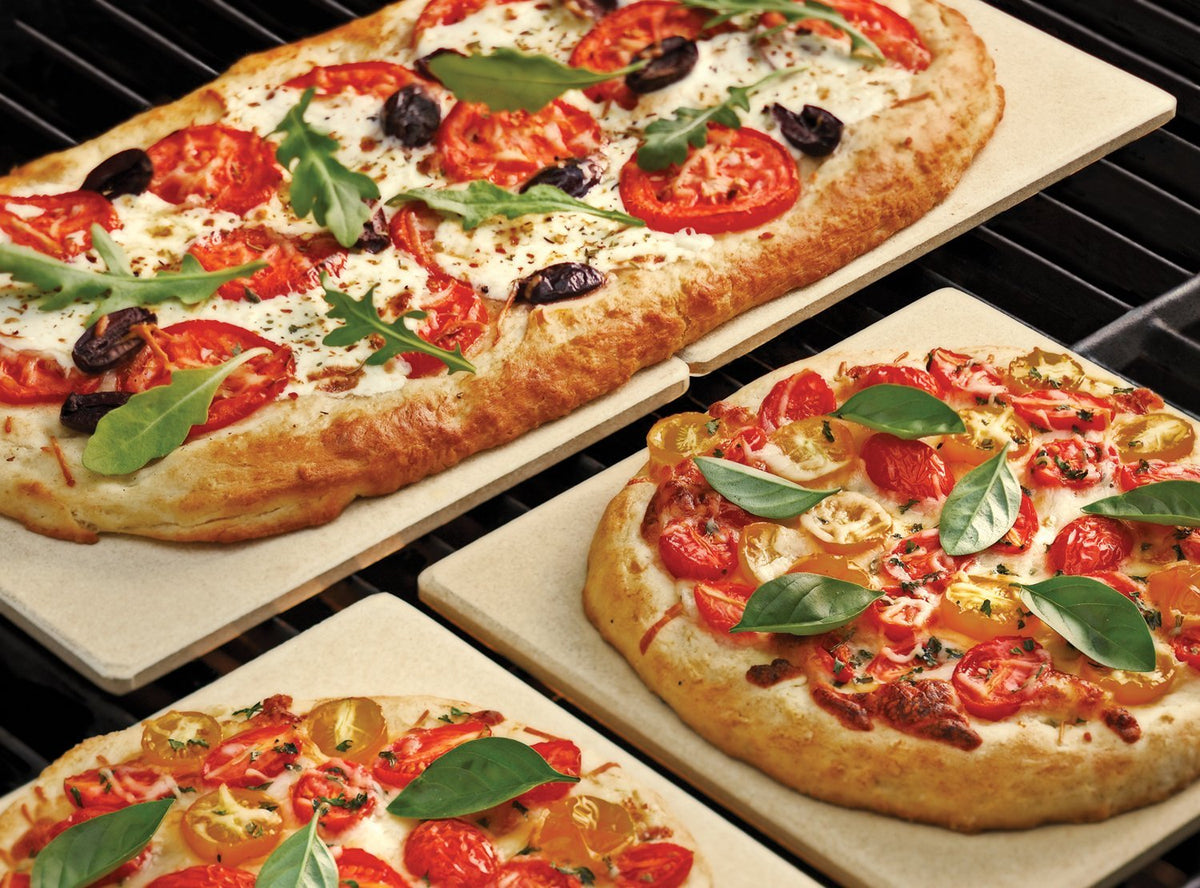 Outset - 4 PC Pizza Grill Stone Tiles - 76176