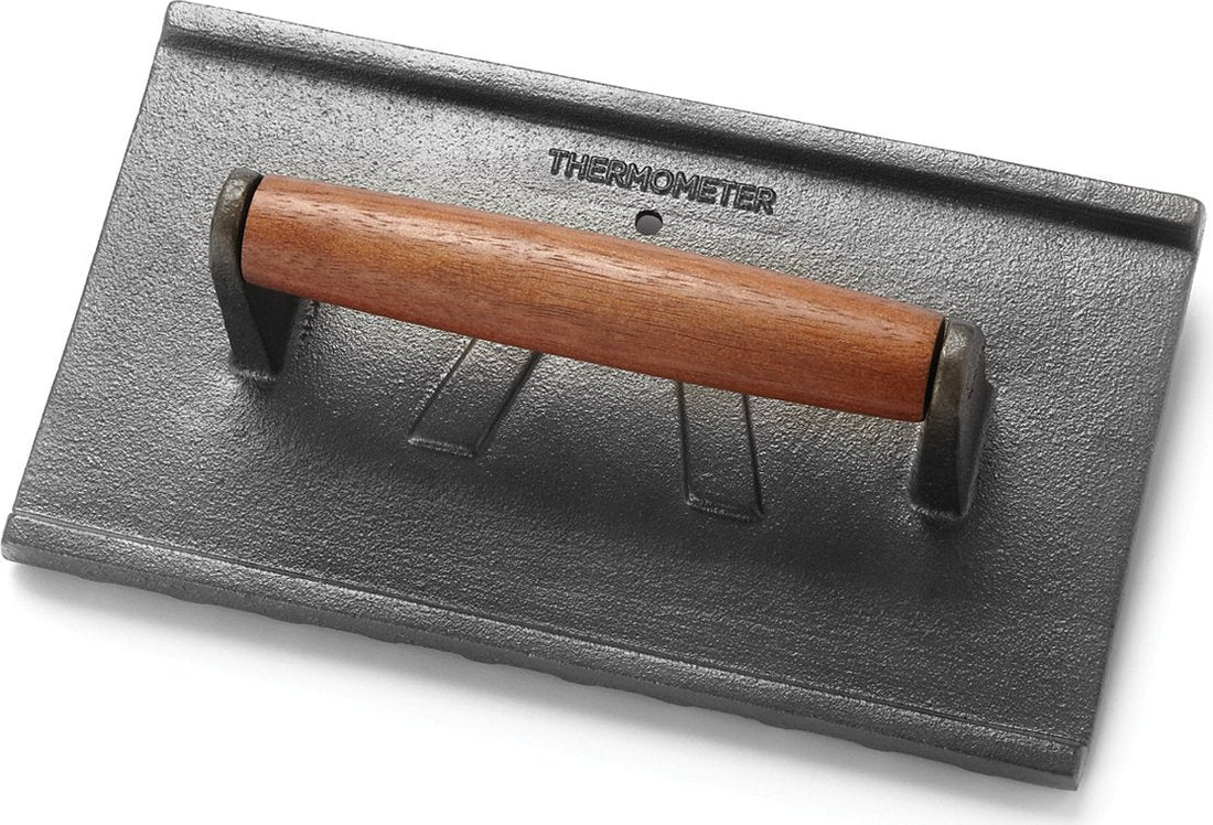 Outset - Rectangular Cast Iron Grill Press - Q111