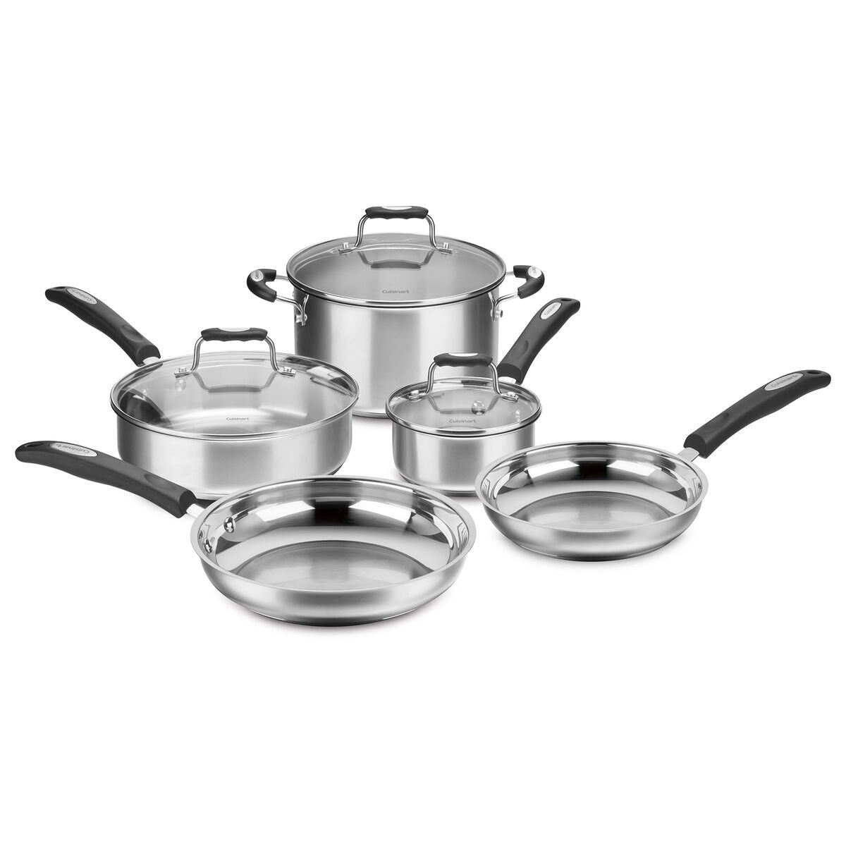 Cuisinart - 8-Piece Stainless Steel Cookware Set - P87-8PSSC