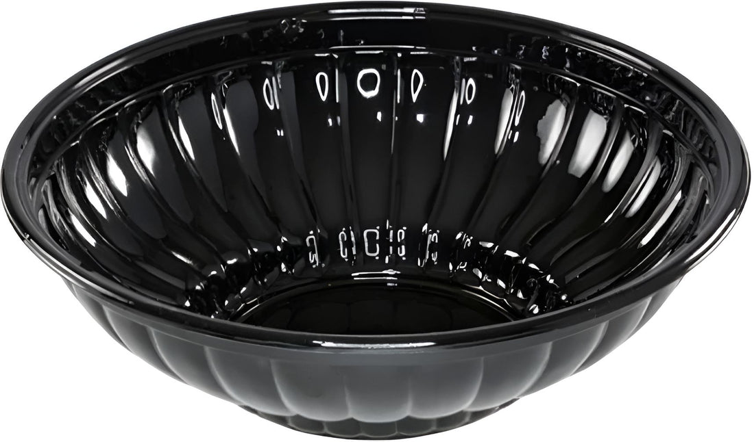 Pactiv Evergreen - 12" Mystique Deep Salad Plastic Bowls, 5pads/Cs - 8C (Special Order Item)