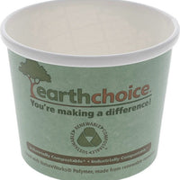 Pactiv Evergreen - 12 Oz Earth Choice Medium Compostable Green Soup Container, Pack of 500- PHSC12ECDI