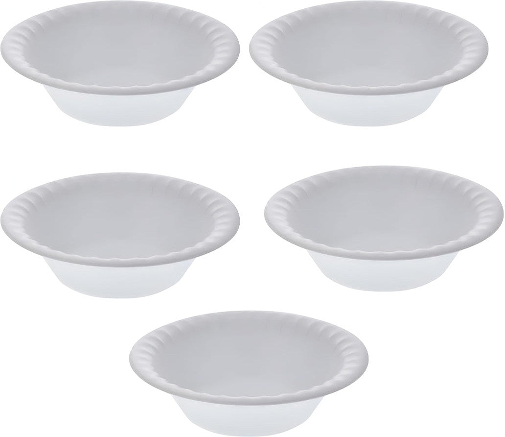Pactiv Evergreen - 12 Oz White Non-Laminated Round Foam Bowl, 5/Cs - YTH100120000