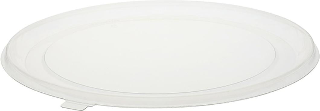 Pactiv Evergreen - 12" Round PET Clear Catering Tray, 50/Cs - YNLP12BC