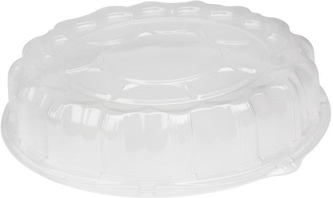 Pactiv Evergreen - 16" Caterware Crystal Clear Dome Lid, Pack of 50 - P9816Y