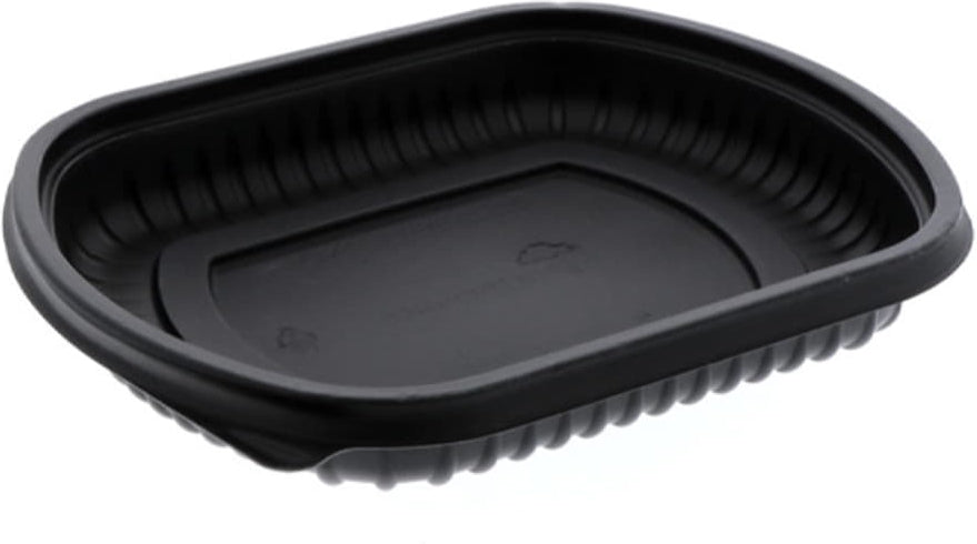 Pactiv Evergreen - 16 Oz Black Rectangle Takeout Container Base Medium Microwavable, Pack of 252 - 0CN846160000