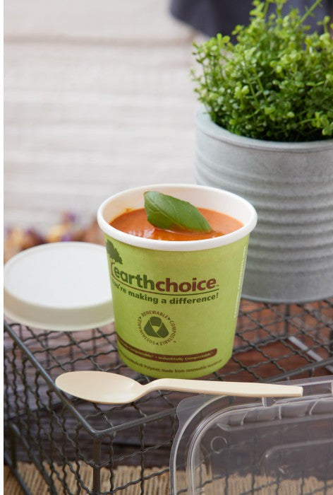 Pactiv Evergreen - 16 Oz Earth Choice Large Compostable Green Soup Container, 500/Cs - PHSC16ECD (Special Order Item)