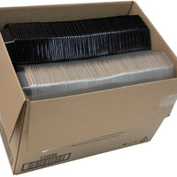 Pactiv Evergreen - 16 Oz RPET Hinged Lid Octagon Take Out Container with Black Base and Clear Lid, Pack of 150- 12096