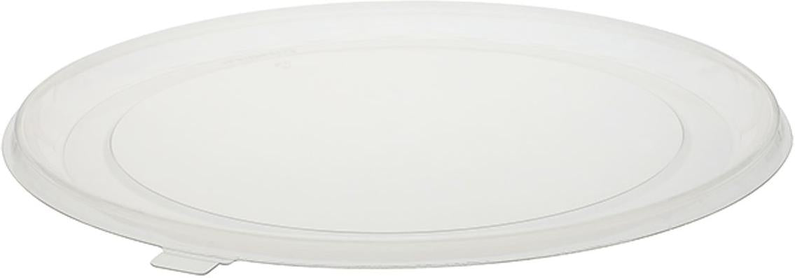 Pactiv Evergreen - 16" Round PET Clear Catering Tray, 50/Cs - YNLP16BC