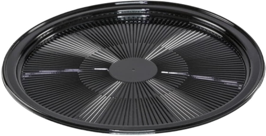 Pactiv Evergreen - 18" Mystique Black Flat Tray, 50/Cs - YTV7204P