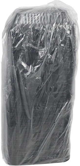 Pactiv Evergreen - 20 Oz Black Medium Deep Plastic Container, Pack of 672 - Y95980K