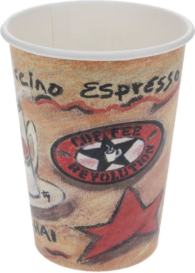 Pactiv Evergreen - 20 Oz Paper Coffee Revolution Design Hot Drink Cups, 1000/Cs - 23594 (Special Order Item)