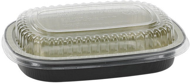 Pactiv Evergreen - 22 Oz Small Rectangular Aluminium Carry Out Container, 100/Cs - Y6708KWPET