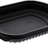 Pactiv Evergreen - 24 Oz Black Rectangle Takeout Container Base Medium Microwavable, 295/Cs - YCN846240000