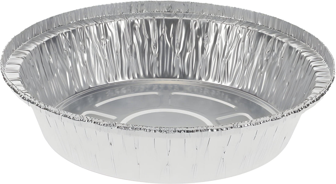 Pactiv Evergreen - 24 Oz Novelis Round Aluminium Container with 5/16" Hemmed Edge, Pack of 200 - Y52730H