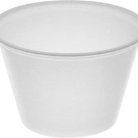 Pactiv Evergreen - 3.25 oz. Black, Plastic Portion Cup, 2400/cs - YS400A
