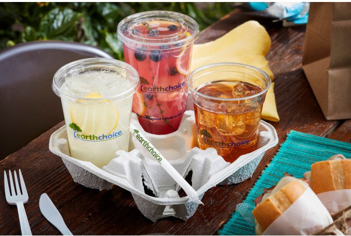 Pactiv Evergreen - 4 Cup Beverage Carrier Tray, 300/Cs - M510032 (Special Order Item)