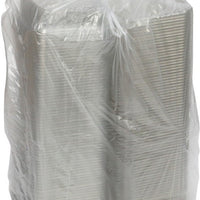 Pactiv Evergreen - 48 Oz Shallow Tamper Evident Recycled Plastic Hinged Deli Container, 150 Count - TEHL8X848