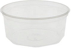Pactiv Evergreen - 48 oz. 7" Clear, Plastic Octagonal Tub, Pack of 300 - 7O48