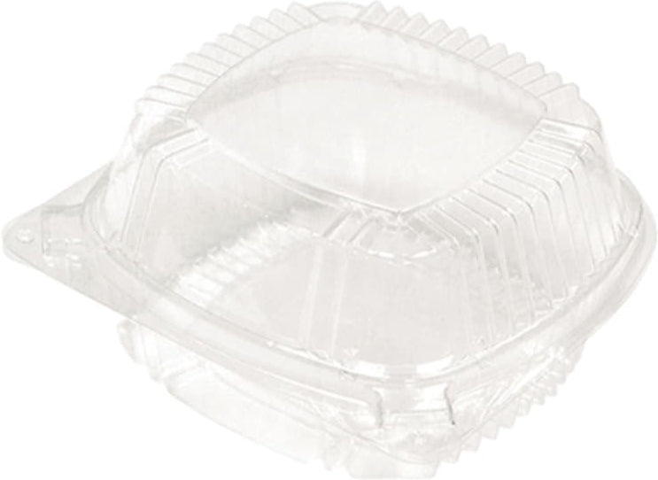 Pactiv Evergreen - 5" Clear Large Plastic Hinged Container Smart Lock, 250/Cs - YCI810500000