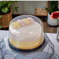 Pactiv Evergreen - 5" Clear, Tall Smooth Wall Dome for 8" Cake 100/cs- Y1050PD