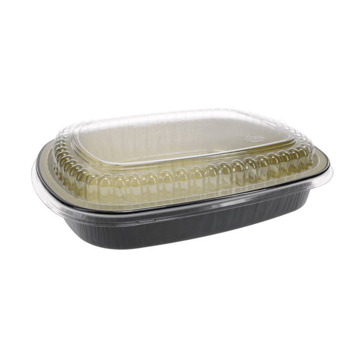 Pactiv Evergreen - 60 Oz Large Rectangular Aluminium Carry Out Container, 50/Cs - Y6711KWPET