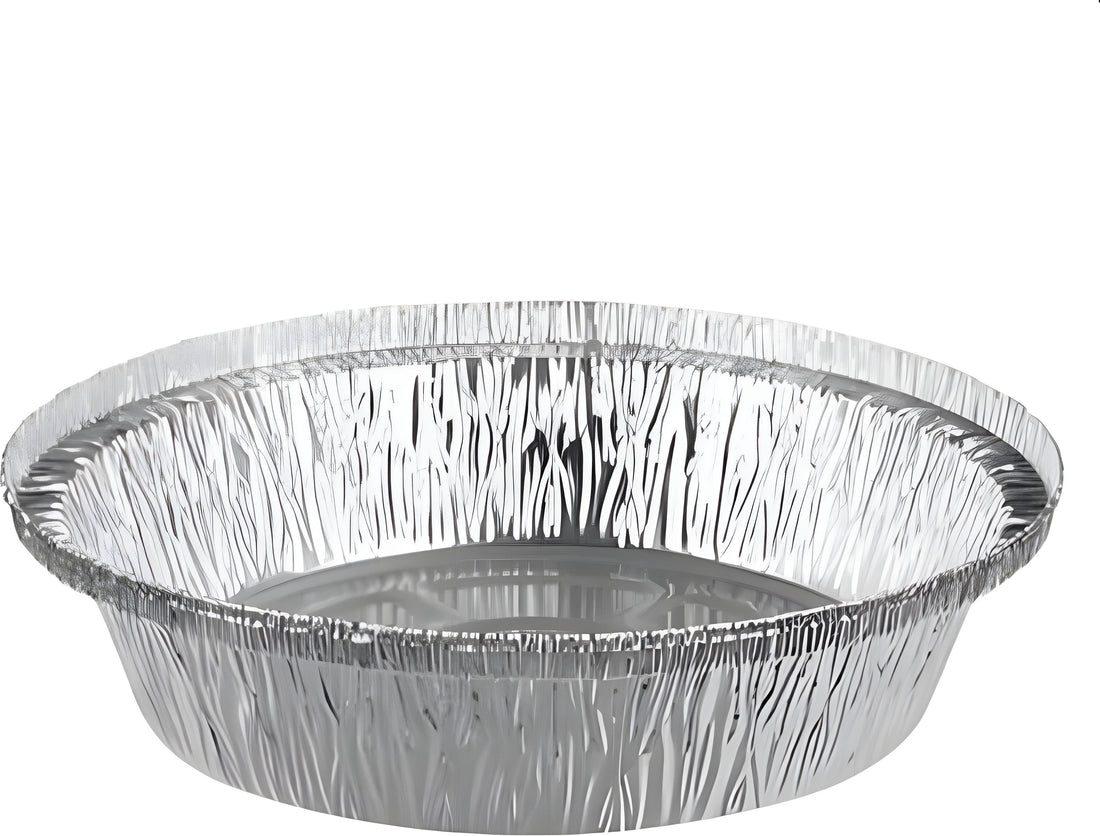 Pactiv Evergreen - 7" Novelis Round Aluminium Container, 500/Cs - 512425D (Special Order Item)