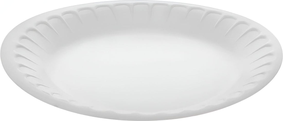 Pactiv Evergreen - 7" Round Foam Plate, 900/Cs - TH100070000 (Special Order Item)