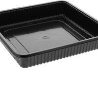 Pactiv Evergreen - 8” Black Square CPET Base, Pack of 440 - Y13447