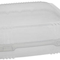 Pactiv Evergreen - 8.2" x 8.3"x 2.9” ClearView® SmartLock® Medium Hinged Lid Container, 200/Cs - YCI811200000