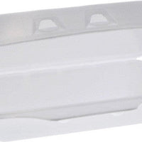 Pactiv Evergreen - 8.8 x 4.5 x 3" White PS Foam SmartLock® Hinged Lid Container, Pack of 150 - YHLW01840000